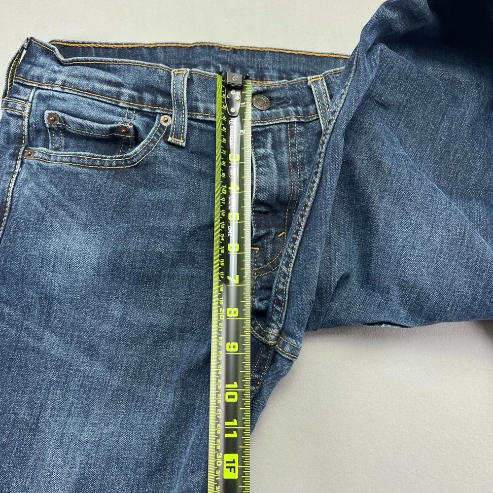 Levi's 511 Jeans Men 30x30 Blue Denim Red Tab Comfort Mid Rise Grunge Streetwear